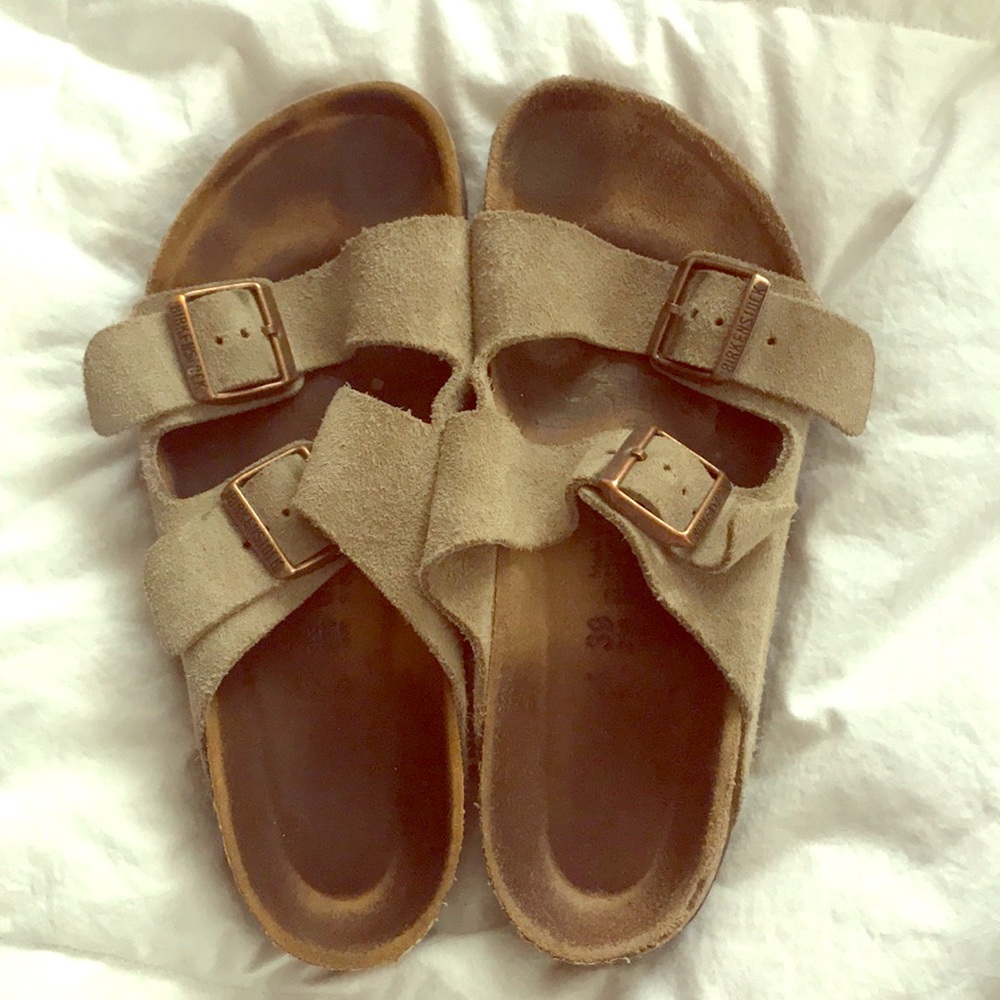 Suede Birkenstocks
